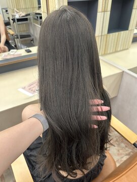 パークレーン アイス イヴェン(park lane ICI yeven) ブリーチなしダブルカラーオリーブグレージュ透明感夏カラー