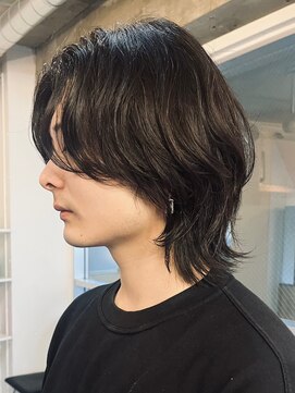 バイフィフス 原宿/表参道(by fifth) メンズミディアム　ウルフレイヤー　ボブウルフ