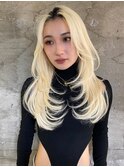 10代20代海外レイヤーカット透明感カラー髪質改善トリートメント