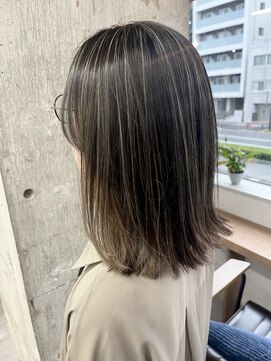 ラノ(LANO) 白髪ぼかしハイライト