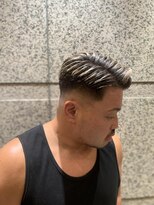 ヘアモード キクチ 銀座店&nbsp;サイドパート　メッシュ　〈理容室〉