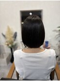 艶髪ストレート×ボブ
