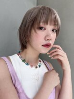 ギークス(GEEKS)&nbsp;【GEEKS渋谷】シャギーボブ/ハッシュカット/ウルフ/ミルクティー