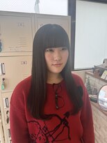 フレイムス ヘアアンドリラックス 南越谷店(Frames hair&relax)&nbsp;黒髪ストレート＊