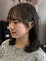 ジエクト カナウ(The Ect canow) ミディアムレイヤー/レイヤースタイル/顔まわりカット/似合わせ
