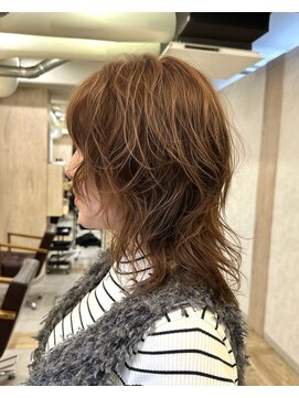 シエル 青森店(CIEL) ウルフレイヤー×癖毛風パーマ