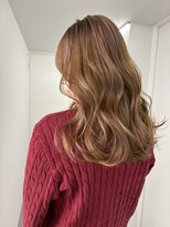 イロウ 山口どうもん店(IROW)&nbsp;ダブルカラー/ミディアムレイヤー/グレージュ/ブリーチカラー