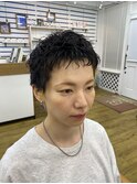 ベリーショートパーマスタイル