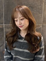 ロンド ロワール 門前仲町(Lond Loire)&nbsp;イメチェン前髪ピンクベージュ