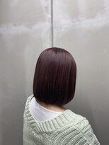 フレーム なんば店(FRAME)&nbsp;▽ボブ×レッド系カラー