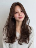 ゆるふわヘアとグレージュ