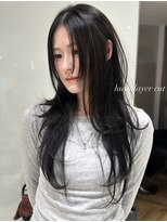 イヴ 原宿(I've)&nbsp;ブルーブラックとハッシュカット