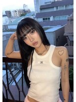アンククロス 表参道(ANKH CROSS)&nbsp;馴染み抜群◎地毛ショートから艶髪ロングに変身☆黒髪エクステ