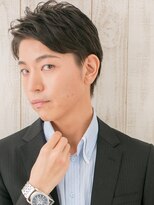 モッズヘア メン 上尾東口店(mod's hair men)&nbsp;30代40代アップバングリクルートスーツ暗髪ベリーショートa上尾
