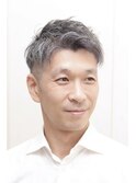 大人カッコイイ春メンズソフトツーブロックビジネス清潔感