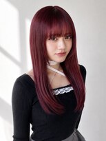 メイクス 町田(MAYKS) ブリーチ一回で作るチェリーレッド