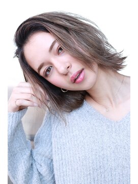 ヘアサロンエム 大宮東口(HAIR SALON M) ハイライトxハーフ系ブロンドヘア