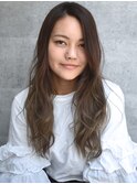 ハイライトグラデーションアッシュ
