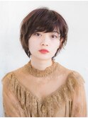 流しバング エアリーショート 似合わせカット