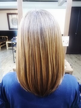 プラス(PLUS) カット+イルミナカラー+質感矯正ミネコラ