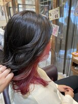 パッション 長町南店(PASSION)&nbsp;☆PASSION長町南☆インナーカラー☆ドットピンク☆