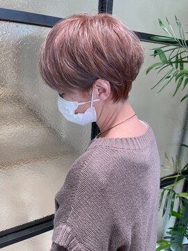 アヴァンス 堺東店(AVANCE.) マッシュショート×白髪ぼかしミルクティーベージュ