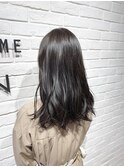 エドル　透け感ダークアッシュ