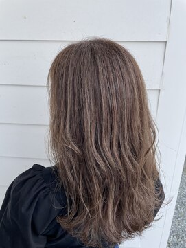 アプシー 三木店(Apsee) セミロング×スモーキーベージュ