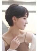 20代30代40代小顔ひし形丸みショート　リノ吉祥寺