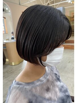 キュオンシア(CUEON. ciea) 顔周りカット×ベルボブ