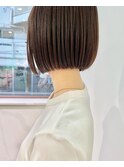 ◎秋カラーこっくりベージュ/ミニボブ