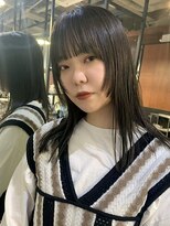 メイカ(MEIKA)&nbsp;【 セミロング × ストレート × オリーブグレージュ 】浅野美紀