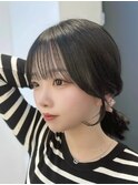 小顔になる前髪/似合わせ/レイヤーカット/韓国/谷町四丁目