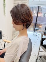 40代/50代/絶壁解消・前下がり・ショートボブ