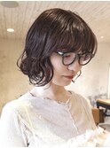 【macana指名】ボブパーマ　ゆるめパーマ　デジパ
