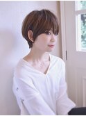 前髪あり大人ショートボブ20代30代40代表参道