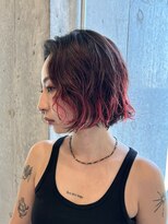 イミ(imi)&nbsp;大人ボブ/ストレート/グレージュカラー/前髪/髪質改善[登戸]