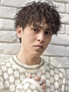 オーシャントーキョーオーバー 渋谷(OCEAN TOKYO OVER) メンズ波巻きツイスパニュアンススパイラルスパイキーショート