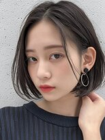 レヴ 草加店(LEV.)&nbsp;イメチェン ホワイトブロンド 外ハネボブ 美髪 ワイドバング