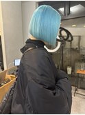 pale blue × bob