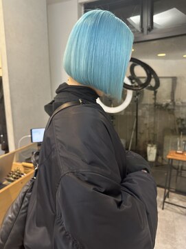 スリーエヌ(NNN) pale blue × bob