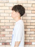 メンズマッシュ波巻きスパイラルパーマ
