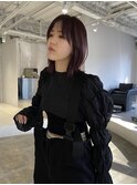 ミルクティーグレージュショートウルフレイヤーカットクラゲヘア
