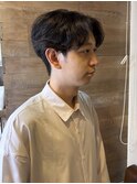 刈り上げセンターパート