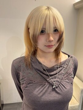 ベレーザ 渋谷(BELEZA) 15247ブリーチ&ダブルカラーニュアンスカラーレイヤーロング