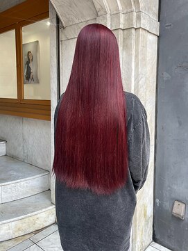 リアン(Lien) ブリーチなしダブルカラー/透明感/ローズピンク