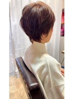 ダム(DaM) ナチュラルボブ前髪ありイメチェン20代30代40代ショートボブ