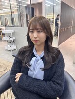 ロンドシエル 横浜(Lond ciel) ミディアムレイヤーカット/髪質改善/韓国/黒髪/小顔/前髪/横浜