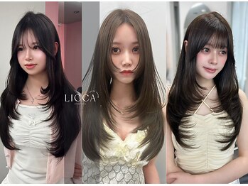 リッカ(LICCA)の写真/韓国ヘアのプロが叶える自然なストレート。顔まわりまで美しく仕上げる縮毛矯正。