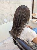 ハイライト履歴あり白髪ぼかし◎